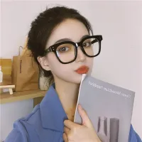 [COD] gm flat light mirror Xiaohongshu with the same paragraph ladies without makeup all-match ins black frame anti-blue classic myopia