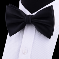 คลาสสิก Bow Tie สำหรับ Man สีทึบกันน้ำ Double พับ Bowtie งานแต่งงานอุปกรณ์เสริมหญิง Tie ของขวัญสำหรับ Man-GGHJY STORE