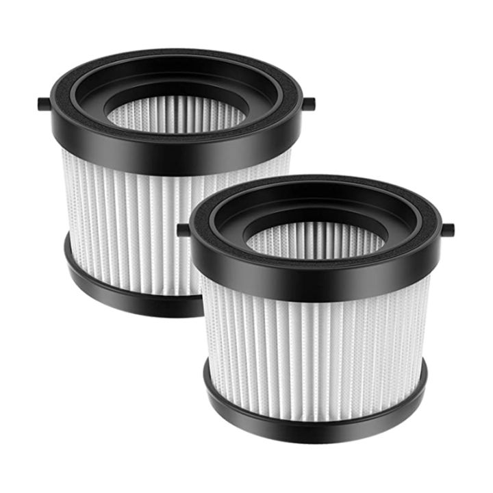 2Pcs HEPA Filter Replacement Filter for DEWALT DCV501HB 20V Cordless Handheld Vacuum, with Black