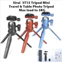 ขาตั้งกล้อง Sirui 3T-15 3T15 Tripod Mini Travel &amp; Table Photo Tripod Max load to 5KG ราคาส่ง รับประกันศูนย์ 6 ปี