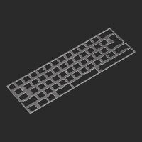 KBDfans 60 PC Plate For Mechanical Keyboard 2U 2.25U Polycarbonate Plate