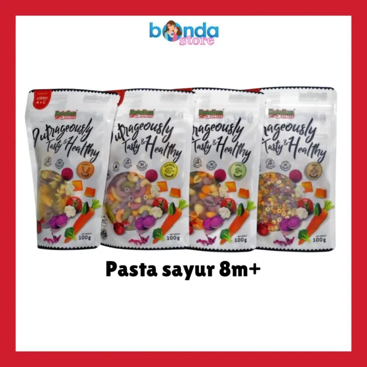 Pasta Baby Eatalian Express Untuk 8 Bulan Ke Atas Fusilli Shell Star