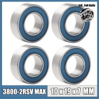 63800 2RSV MAX Bearing 10x19x7 mm 4Pcs C2 Full Balls Bicycle Frame Pivot Bearing 3800 2RS RSV Ball Bearings 63800 2RS 3800LLU