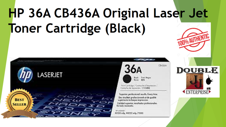 HP 36A CB436A Original Laser Jet Toner Cartridge (Black) | Lazada PH