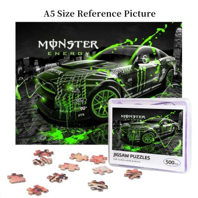 Monster Energy (2) Wooden Jigsaw Puzzle 500 Pieces Educational Toy Painting Art Decor Decompression toys 500pcs