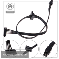 HITN 1PC 45cm MINI 4 PIN ถึง2 SATA SSD Power Supply CABLE สำหรับ Lenovo M410 M610 M415