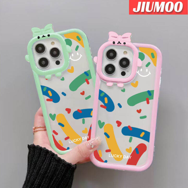 jiumoo-เคส-a04s-ปลอกสำหรับ-samsung-5g-ลายการ์ตูนแฟชั่นสีสันสดใส-a13กราฟฟิตี้เคสโทรศัพท์โปร่งใสป้องกันเลนส์กล้องมอนสเตอร์ตัวน้อยน่ารักเคสซิลิโคนนิ่มกันกระแทก