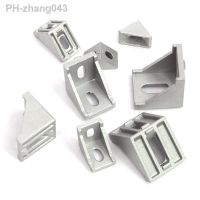 ♕ 10pcs Aluminium Profile 2020 2028 3030 3060 4040 4080 4545 Corner Bracket Fitting Angle 20 30 40 45 Connector Bracket CNC Part