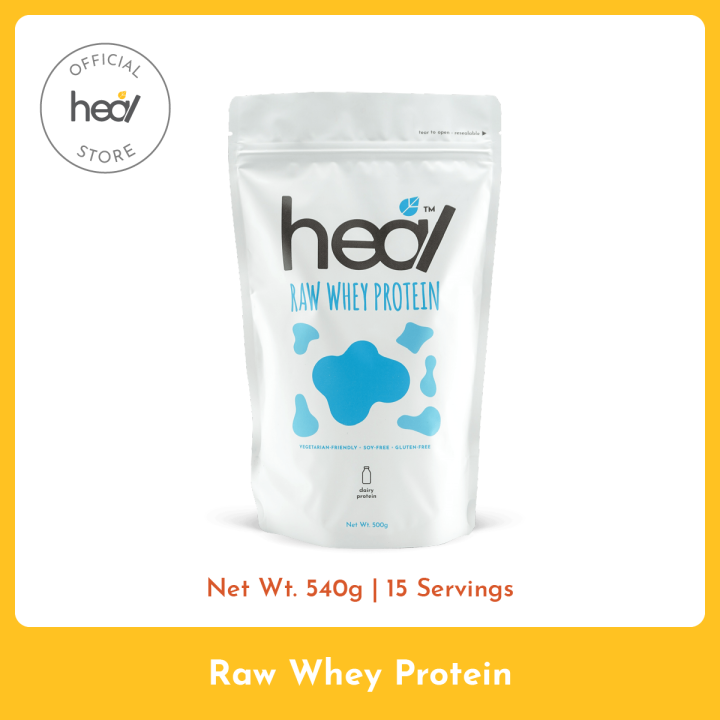 Heal Unflavoured Raw Whey Protein Shake Whey Protein (15 servings