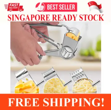 Multifunctional Stainless Steel Rotary Cheese Grater - China Rotary Cheese  Grater and Cheese Grater price