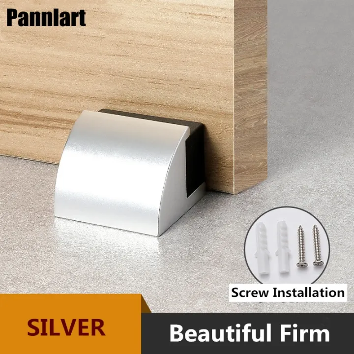 【new】 Pannlart New Anti collision Door Stop Bathroom Glass Door Stopper Door Touch Aluminum ...