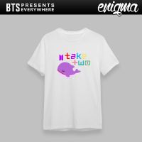 เสื้อยืดคอกลมเสื้อยืดผ้า Bts 10Th Anniversary T-Shirt 2023 Festa Take Two Shirt Hoodie Clic S-5XL