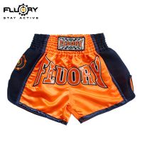 FLUORY fire base authentic boxing shorts for men and women Sanda suit Muay Thai pants fighting fighting training suit