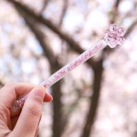 Glass Stirring Rod Cherry Blossom Cat Claw Star Diamond Glass Stir Bar Coffee Cocktail Stick Drink Mixer Household Bar Tools