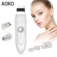 ஐ☍❁ AOKO Skin Scrubber Ultrasonic Deep Face Clean Machine EMS Beauty DeviceExfoliating Remove Blackhead Acne Reduce Wrinkles spots