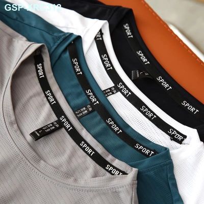 UNIQLO High Spring!Ice Silk Screen Eye Quick-Drying Fabric!Mens Clothing Factory Of Foreign Trade Tail Cargo Movement Leisure Short Sleeve T-Shirt
