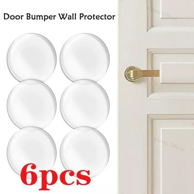 Silicone Door Stopper Bumper Mute Stickers Wall Protection Muffler Pad Door Stopper Silicon Rubber Hardware Bumper Wall Mat Decorative Door Stops