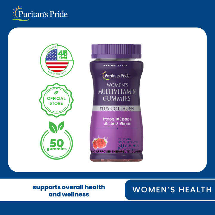 Women’s Multivitamin Gummies Plus Collagen 50 gummies Puritan's Pride