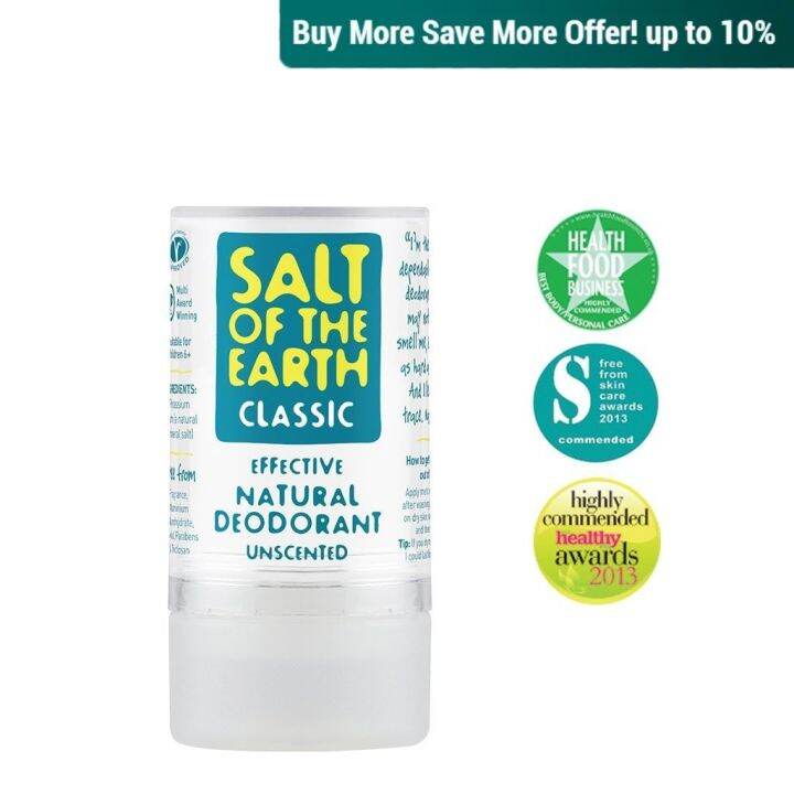 Salt of the Earth Crystal Deodorant Classic 90g Lazada PH