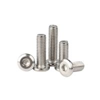 M3 M4 M5 M6 M8 M10 304 Stainless Steel Large Flat Hex Hexagon Socket Allen Head Furniture Rivet Screw Connect Joint Bolt