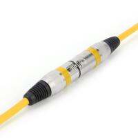 5.9ft ที่มีสีสันเวที DMX สาย DJ XLR 3Pin สายตัวผู้-คอนเนคเตอร์ตัวเมีย