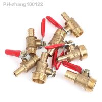 Brass Ball Valve Hose Barb 1/4 quot; 3/8 quot; 1/2 quot; BSP Male Thread Connector Pipe Adapter 8mm 10mm 12mm