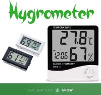 Hygrometer วัดความชื้น วัดอุณหภูมิ เครื่องวัดความชื้นและอุณหภูมิ ดิจิตอล ส่งไวจากไทย ขนาดเล็ก มีถ่านพร้อมใช้ hydrometer