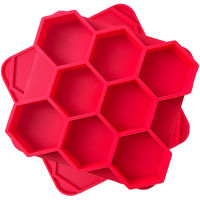 Press Silicone Mold Baking Meat Pie Mold Hexagonal Honeycomb