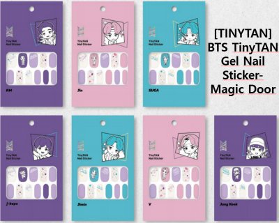 [TINYTAN] BTS TinyTAN Gel Nail Sticker-Magic Door