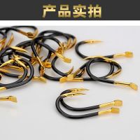 goods bag mail cool black gold hooks bulk quality titanium alloy fish hook izu ise a barbed