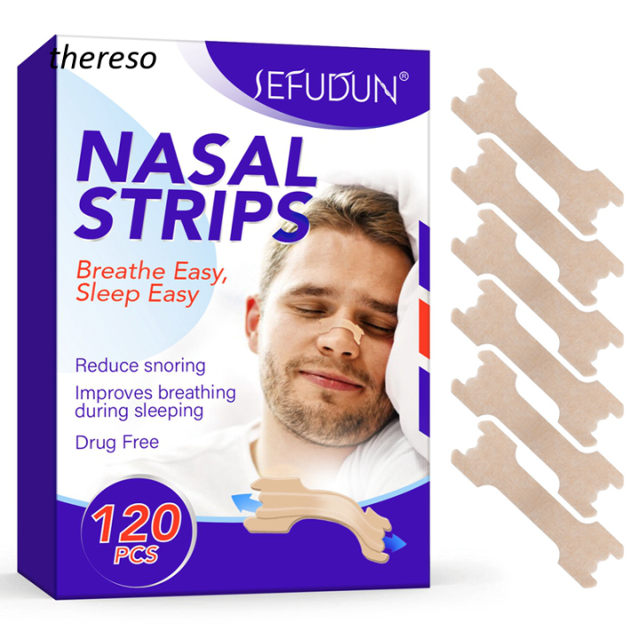 120Pcs Anti Snore Nose Plaster Better Breathe Good Sleeping Nasal
