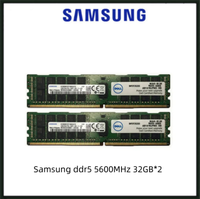 Samsung RAM 32GB*2 DDR5 4800MHz Desktop Memory 1.2V DIMM Gaming Memory for Desktop