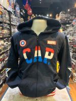 -เสื้อฮู้ด/Hoodie มาร์เวล MARVEL CAPTAIN AMERICA สีกรม CAP-H01