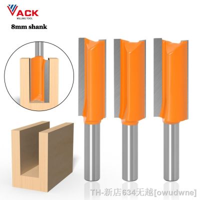 【LZ】▤❆  8mm Shank Double Flute Straight Bit Milling Cutter Wood Cutters Tungsten Carbide Router Bit Woodwork Tools