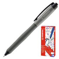 STABILO สตาบิโล ปากกา Palette ปากกาเจล หัวปากกา 0.35 mm.- สีดำ จำนวน 10 ด้าม