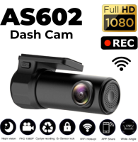 พร้อมสต็อก กล้องติดรถยนต์ ETTRO AS602 มินิ กล้องติดรถยนต HD 1080P Wifi Car DVR Camera Video Recorder Dash Cam Night Vision G-sensorกล้องติดรถยนต์กล้องติดรถยน2023