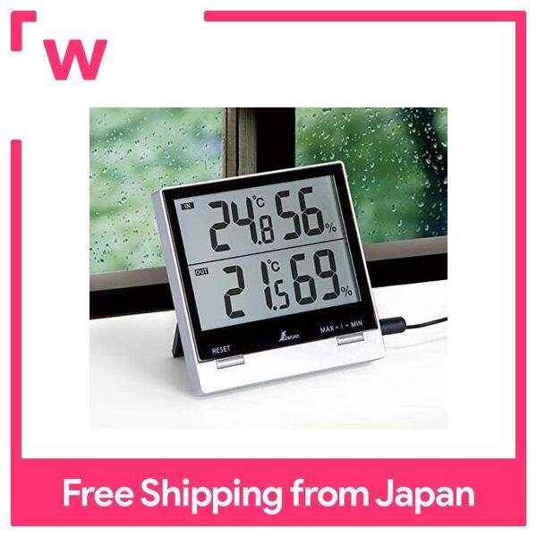 Shinwa Digital ThermoHygrometer Smart C Maximum/Minimum Indoor/Outdoor