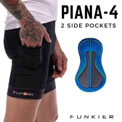 [ผ่อน 0%]กางเกงปั่นจักรยาน Funkier Piana-4 S-2851-2-F14 รุ่นใหม่ล่าสุด