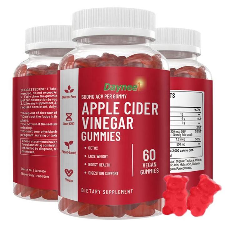 Daynee Apple Cider Vinegar Gummies Weight Control Health Gummy Vitamin ...