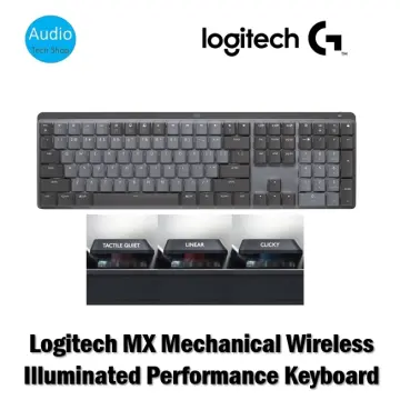 Logitech MX Mechanical Wireless Illuminated Clicky – Graphite