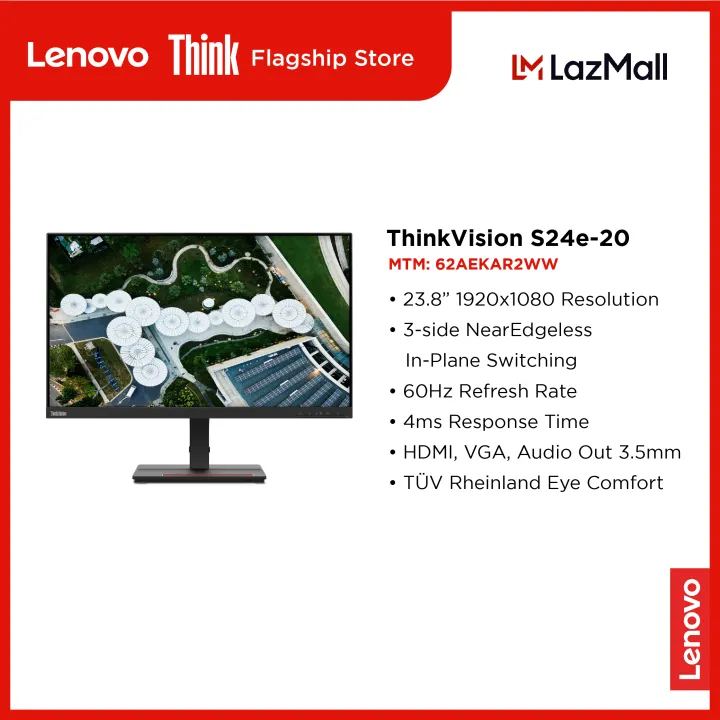 Lenovo ThinkVision S24e-20 Monitor | Lazada PH Lenovo ThinkVision S24e-20 Monitor | Lazada PH