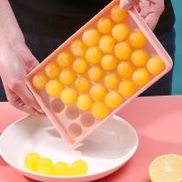 hot【cw】 33 Boll Hockey Mold Frozen Whiskey Popsicle Tray Making Gifts Tools Accessories