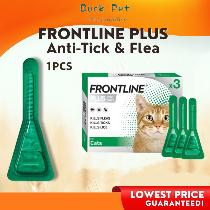 Frontline Plus for Cats Anti Ticks and Fleas Control for Cats Fast
