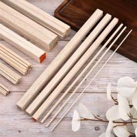 2/3/4/10/12/15mm Balsa Wood Craft Square Cudgel Model Toys Building Carving Handicraft Educational DIY Accessories Balsa Stick Shoes Accessories