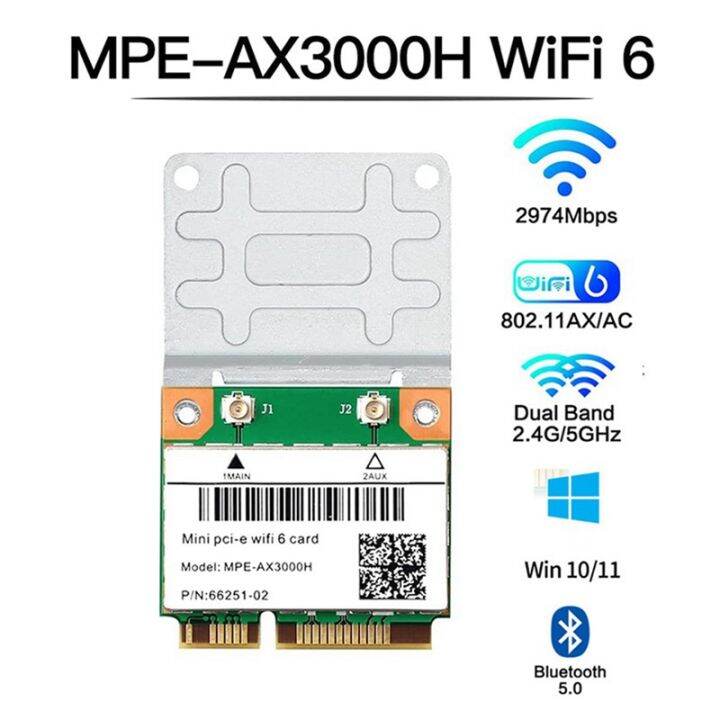 wifi-6-mpe-ax3000h-2974mbps-wireless-half-mini-pci-e-wifi-card-bluetooth-5-2-dual-band-2-4g-5g-wlan-network-card-adapter-spare-parts-accessories