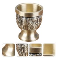 【CW】✱™☎  Wineshot Goblet Cup Glasses Whiskey Chalice Embossed Medieval Tumbler Beverage Engravingmug