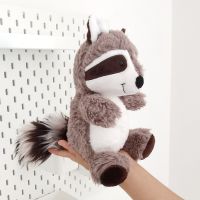 25CM Kawaii Big Tail The Raccoon Plush Filling Stuffed Toy Cute Hug A Bear Doll Girl Pillow Super Cute Animal Dolls Kids Gifts