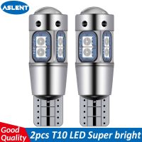 ASLENT 2ชิ้นไฟท้าย W5W T10คุณภาพสูง192 Led 3030 10Smd 12V รถยนต์ Led โคมไฟอัตโนมัติ CANBUS ไม่มีข้อผิดพลาดหลอดไฟท้ายรถเครื่องหมายรถ