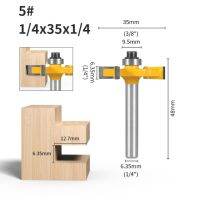 Yusun Z4 Quot; Tquot; Type Slotting Bit ที่มีสี่ขลุ่ยคัตเตอร์คาร์ไบต์แท่นจัดวางดอกสว่านงานไม้คัทเตอร์ใช้กับไม้ดอกกัดหน้ามิลลิ่ง