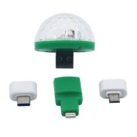 【Worth-Buy】 Szyumy ไฟเวที Rgb คริสตัลโคมไฟเมจิกบอลดิสโก้ Usb ขนาดเล็กไฟปาร์ตี้ Led เวทีสีสันสำหรับงานปาร์ตี้ที่บ้านคาราโอเกะ